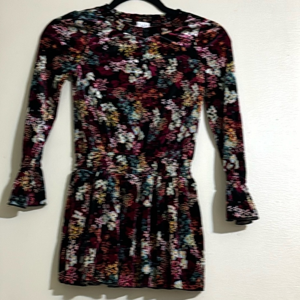 Ella Moss velvet floral dress